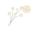Silk Roses Wild White 126cm