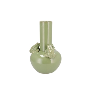 Frog Pistache Vase Tube 23x23x34cm