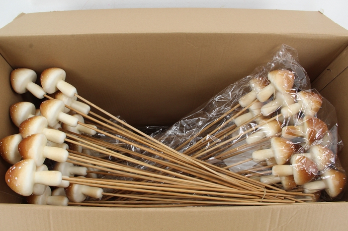 <h4>Stick Mushroom 9cm Brown</h4>