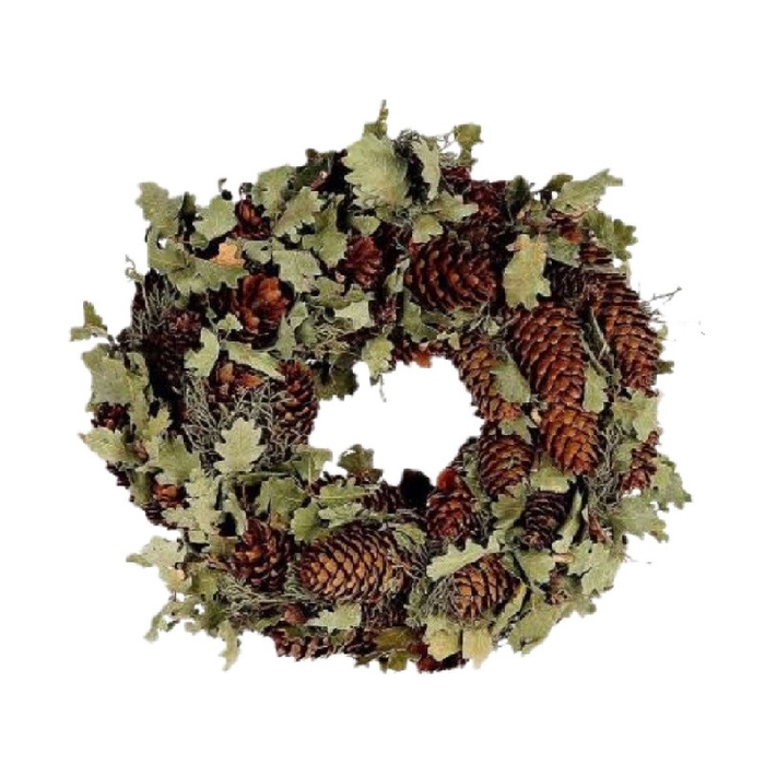 <h4>Wreath d35cm Cone Kamule</h4>