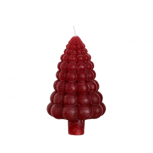 Kerst Kaars kerstboom bubble d07*12cm