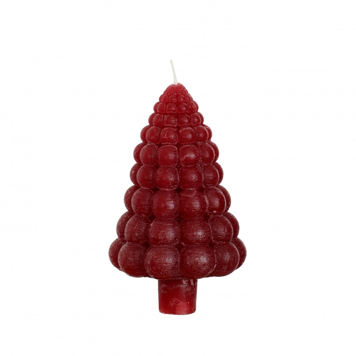 <h4>Promo Kaars kerstboom bubble d07*12cm</h4>