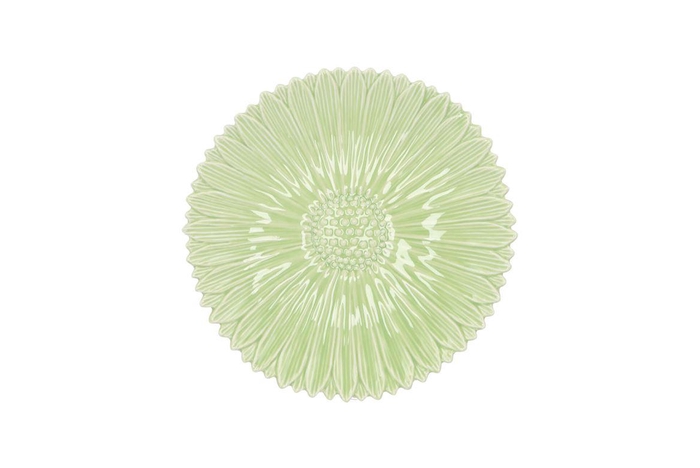 <h4>Bloom Daisy Plate Green 17x17x4cm Nm</h4>