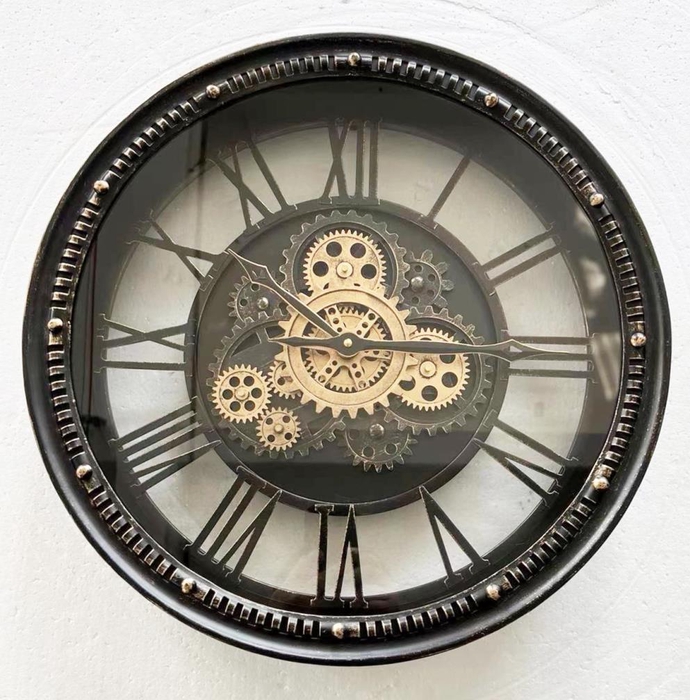 <h4>Clock Gear Ø46cm Black 87128</h4>