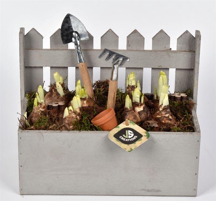 <h4>Houten tuinhek 26x13cm</h4>