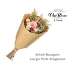 DRIED BOUQUET LARGE PINK ELEGANCE
