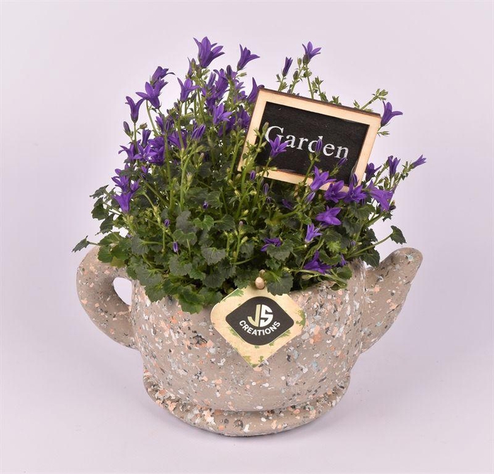 <h4>Cement theepot 22cm</h4>