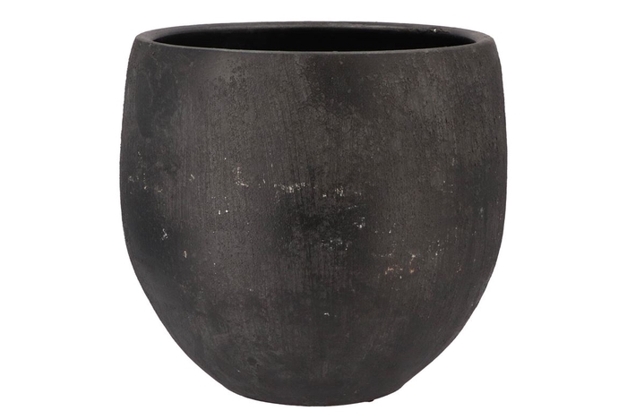 Bali Black Coal Pot 35x32cm