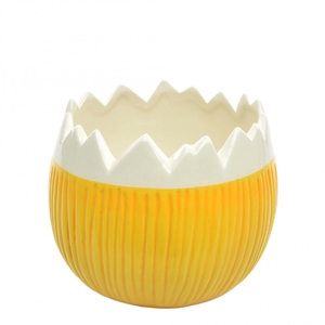 Easter Ceramics egg pot d15*12.5cm