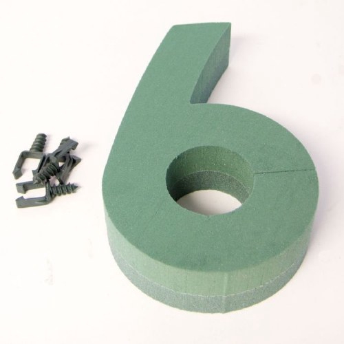 OASIS FOAM FRAMES CIJFER 6 H30CM