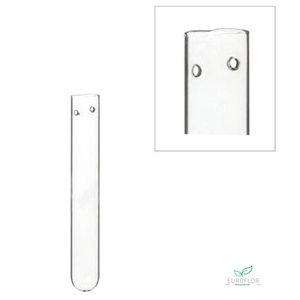 TEST TUBE GLASS D3 H.20CM W. 2 HOLES 6PCS