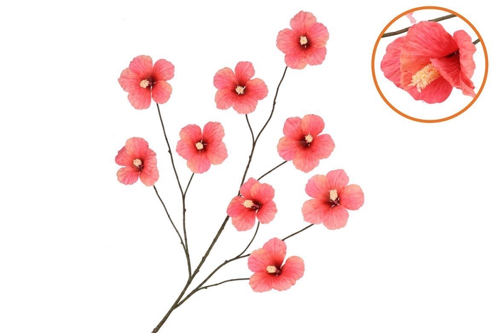 <h4>Silk Hibiscus Red 125cm</h4>