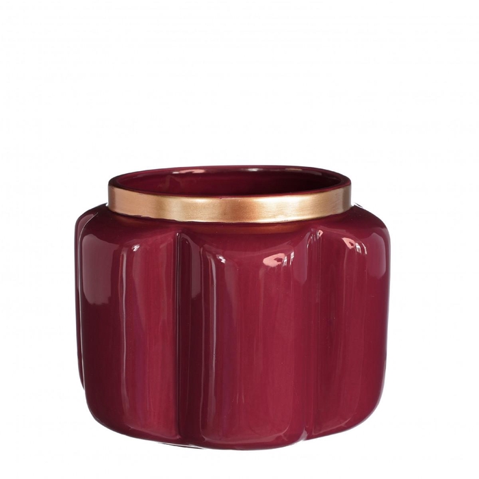 <h4>Ceramics Pouff pot d15.5*12cm</h4>