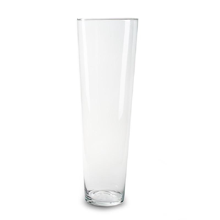 <h4>Glass vase Conical d17*50cm</h4>