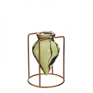 Glas Vaas Breeze in frame d08.5*11cm