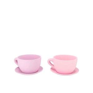 Chai Pastel Pot Cup And Saucer Ass 19x15x10cm