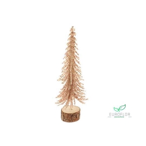 DECO TREE CHRISTMAS PINK 29X9,5XH9,5