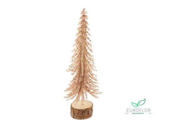 DECO TREE CHRISTMAS PINK 29X9,5XH9,5