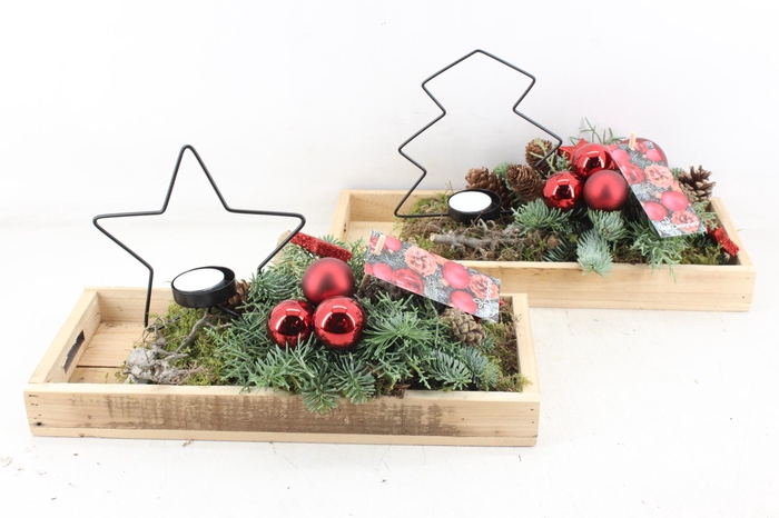 <h4>arr5 Kerst MB - Dienblad ster wax red</h4>