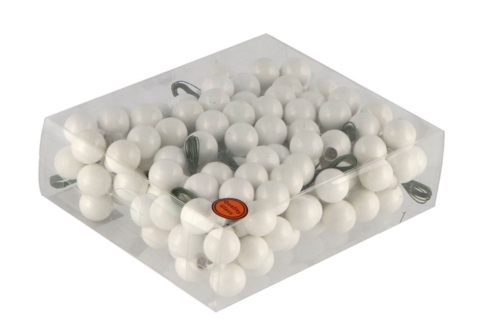 <h4>Glass Ball Shiny White 20mm P/144</h4>