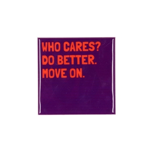 Tile Who Cares? Purple 10x10x1cm Nm