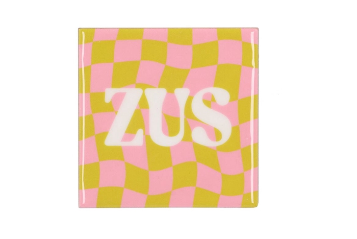 <h4>Tile Zus Pink Green 10x10x1cm</h4>