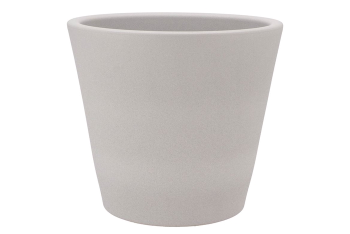 <h4>Vinci Matt Grey Container Pot 29x26cm Nm</h4>