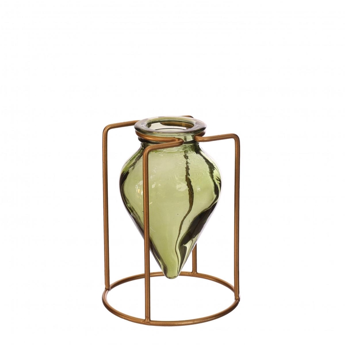 <h4>Glass vase Breeze in frame d08.5*11cm</h4>