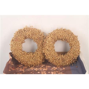 Krans Schinuss Antique Gold 20cm