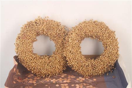 <h4>Krans Schinuss Antique Gold 20cm</h4>