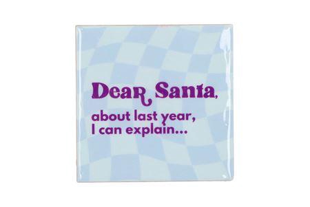 <h4>Tile Dear Santa 10x10x1cm Nm</h4>
