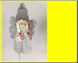 Stick Angel 9cm Grey 85353