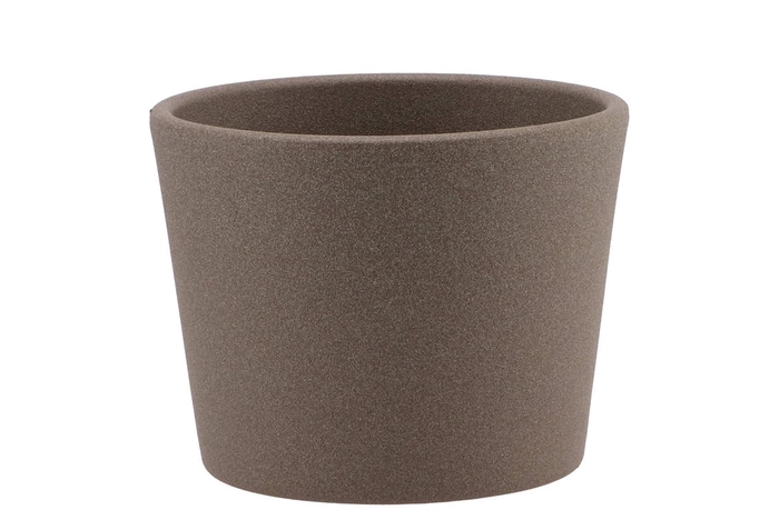 <h4>Ceramic Brown Pot 11cm</h4>