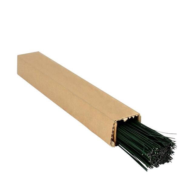 <h4>Lacquered wire 1,5mmx40cm green - pack 2kg</h4>