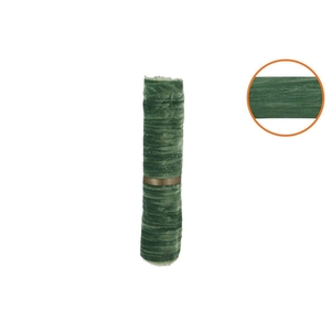 Ribbon Crushed Velvet Green 2mx26cm