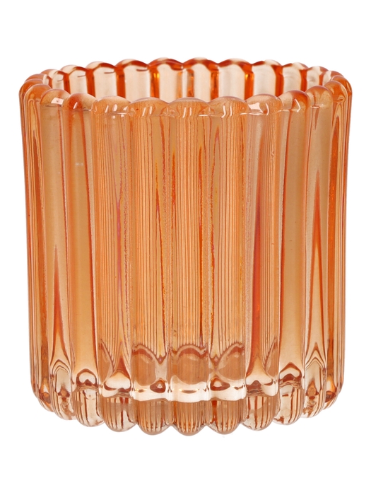 <h4>DF02-666826500 - T-lighthldr Bliss d7.5xh7.4 peach</h4>
