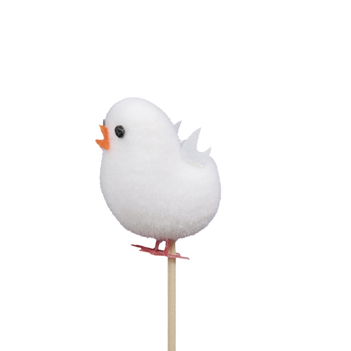 <h4>Pasen Bijsteker 20cm kuiken flock 4.5cm</h4>