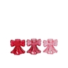 Bowy Jolly Pink Mix Candle Holder Bow Tie Ass 8x8x7cm