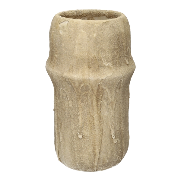 <h4>Vase Elvina d13.5\\17xh30.5 beige</h4>