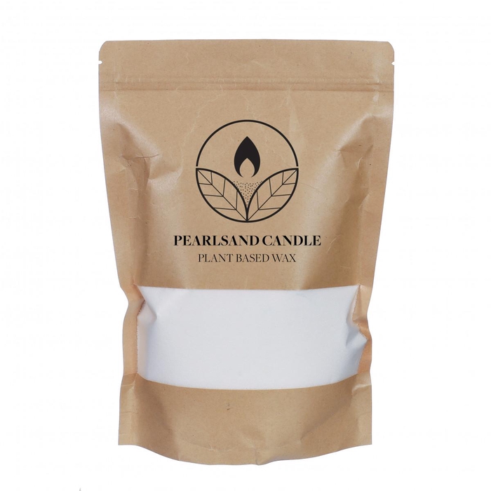 <h4>Kaars Pearlsand 400gr + 4lont</h4>