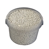 Terracotta pearls 10 ltr bucket White