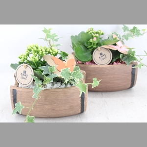 arr2 PL - Ker. ton liggend 250/4 - roze/wit