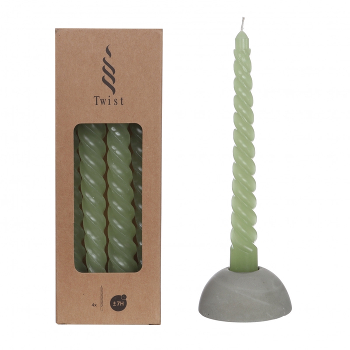 Candle Twist d2.2*19cm x4