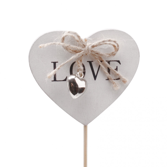 <h4>Moederdag 50cm Hart+bel Love 7cm</h4>