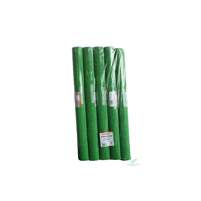 <h4>FLORISTENCREPE 50CM*2,5M TROPIC GREEN 5 ROLLEN</h4>