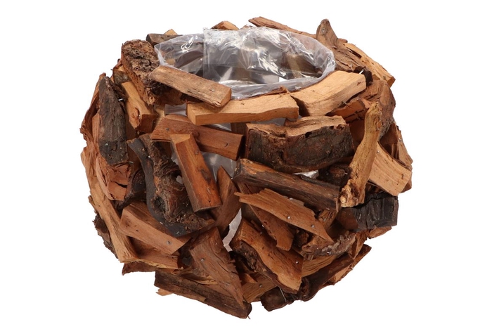 Driftwood Pot Naturel 25x16cm