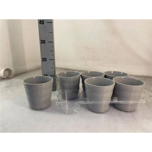 Deco Pot Stone Grey