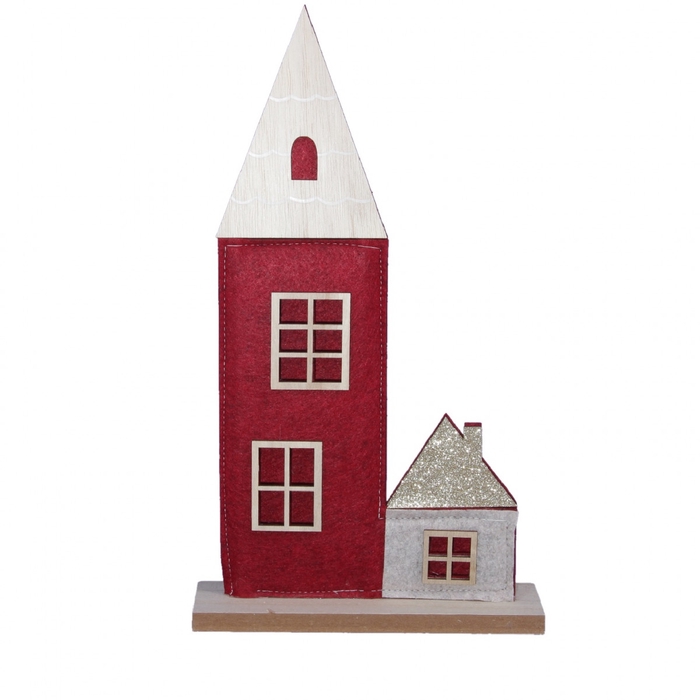 <h4>Kerst Deco kerk 20*35cm</h4>