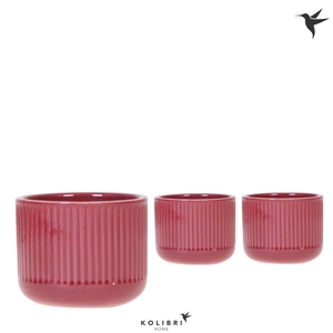 Kolibri Home Flare pot red