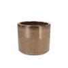 Javea Cilinder Pot Glazed Taupe 13x12cm